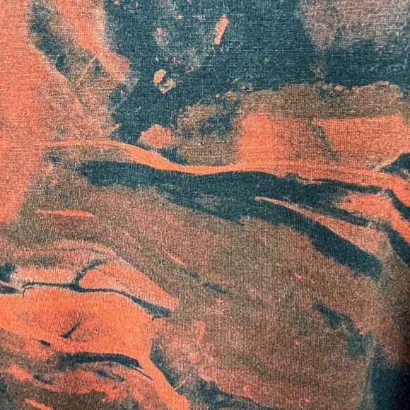 Iris Setlakwe Blouse Top Womens Large Ruched Silk Blend Sheer Long Sleeve Artsy - Picture 4 of 15